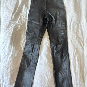 Maxima Dark Leather Pant